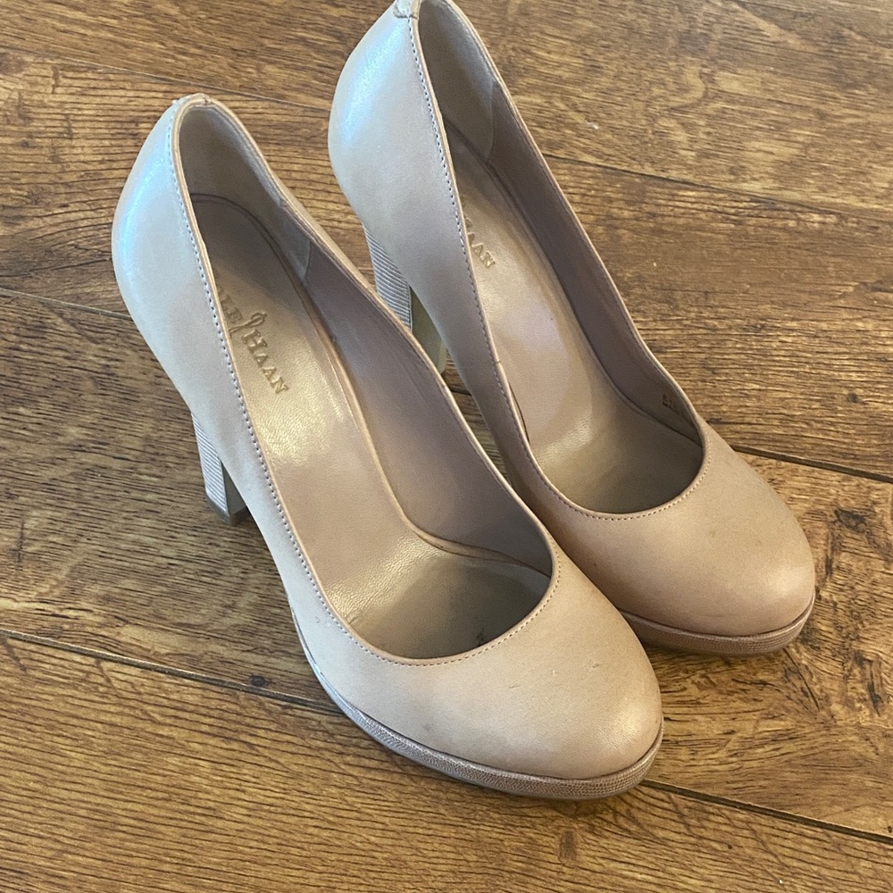 Cole Haan Nude High Heel Pumps